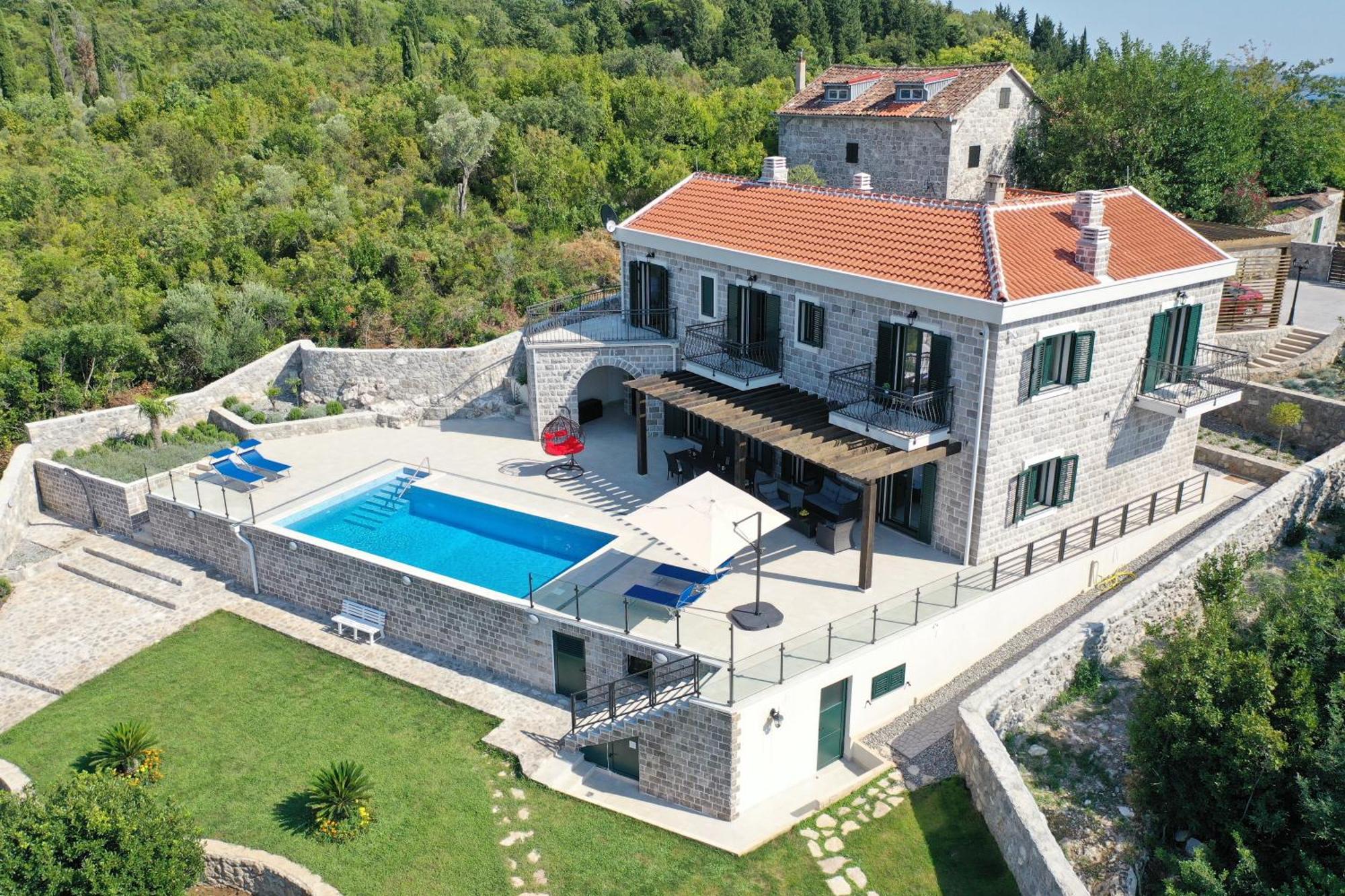 Villa Vista Azzurra Tivat Extérieur photo